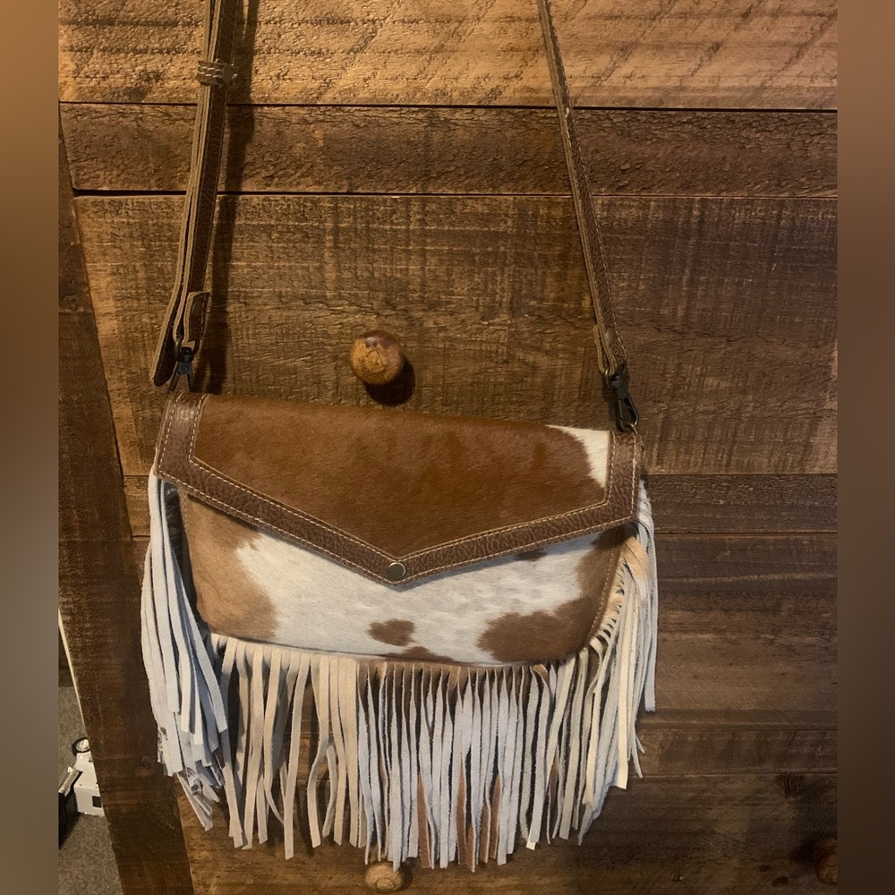 Myra cowhide purse. Used only once! Great condition!